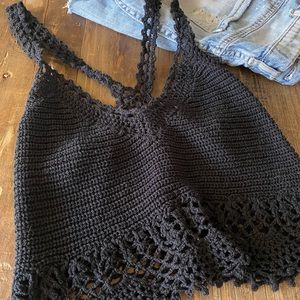 Lily White Crochet Top